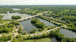 Ann Arbor, Michigan Aerial View