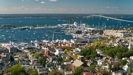 Rhode Island aerial view